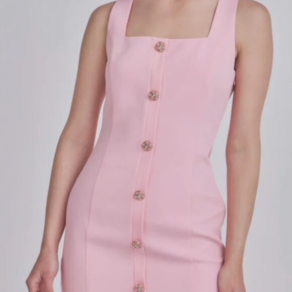 Endless Rose Set - Pink Mini Dress with Matching Crop Blazer - Picture 3 of 9